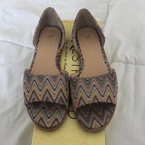RESTRICTED HARBOR PLACE PEEP TOE D'ORSAY FLAT